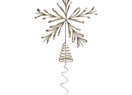 Escudo de metal "Copo de nieve" A31cm - 198661