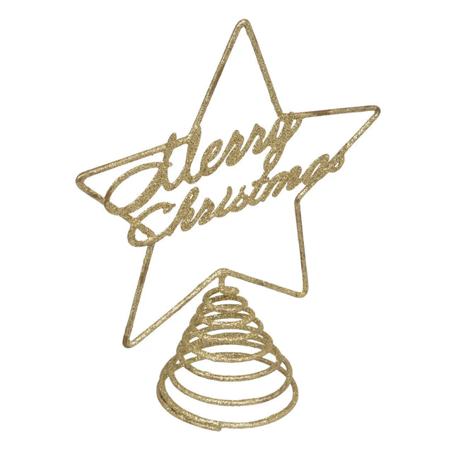 Escudo "Merry Christmas" de metal A22cm - 198664