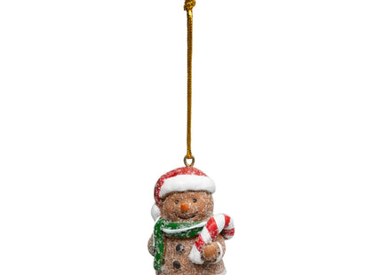 Deco navideña "Galleta" Muñeco de nieve A6cm - 198756