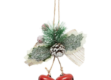 Deco navideña CAMPANILLAS DE ACERO DE METAL 15 CM - 198824