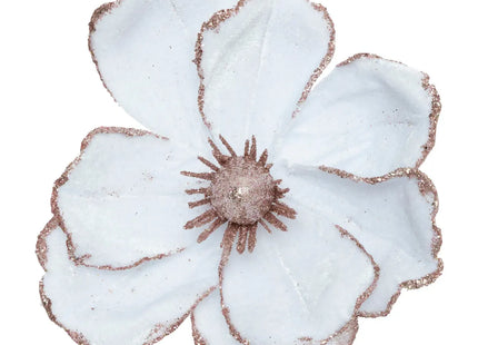 Flor de "Magnolia" blanco 16cm - 199027