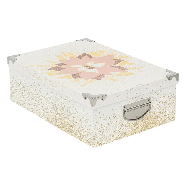 Caja rectangular "Perla rosa" 2 - 199107