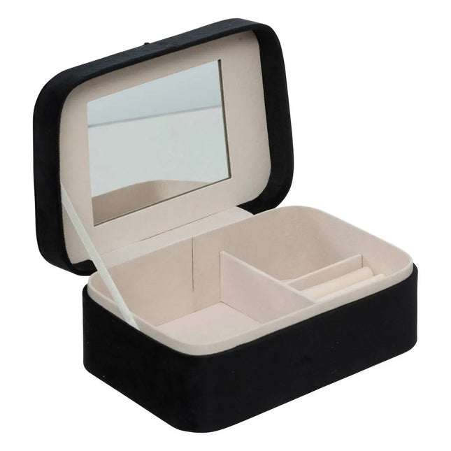 Joyero de terciopelo negro L19 - 199150