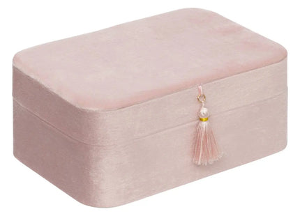 Joyero de terciopelo rosa L19 - 199151