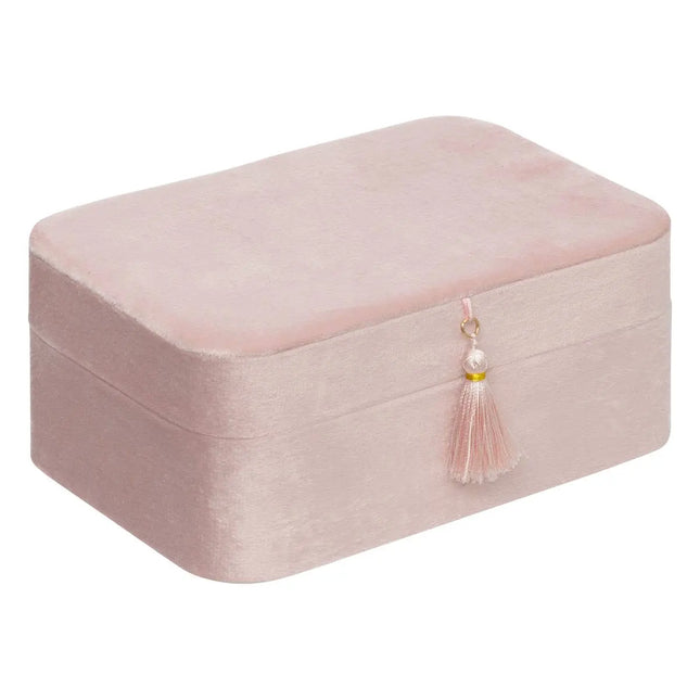 Joyero de terciopelo rosa L19 - 199151