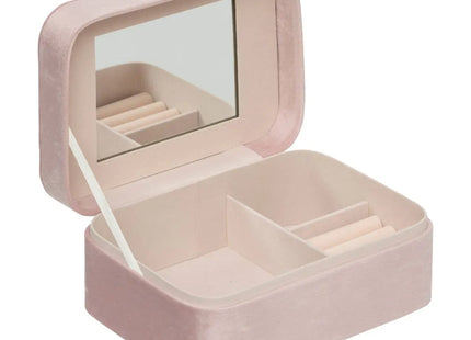 Joyero de terciopelo rosa L19 - 199151