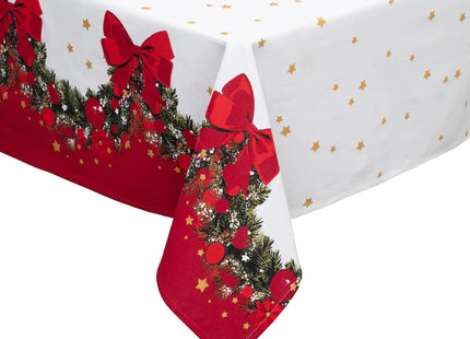 Mantel navideño "Guirnalda" de algodón 140x360cm - 199255