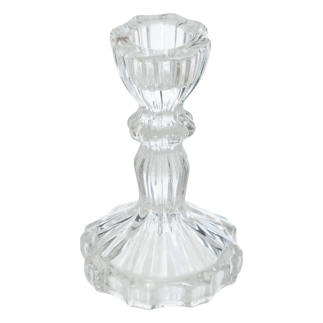 Candelero vidrio transparente A11cm - 199256