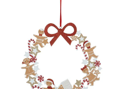Corona de pan de jengibre, 33 cm de diámetro, madera - 199264