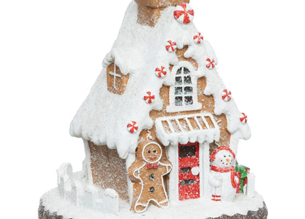 Casa "Pan de jengibre" de resina A31cm - 199283