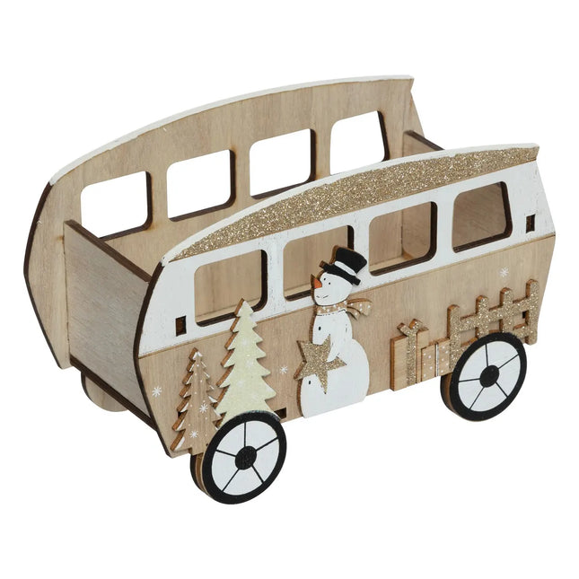 Caja de madera "Autobus" M - 199294