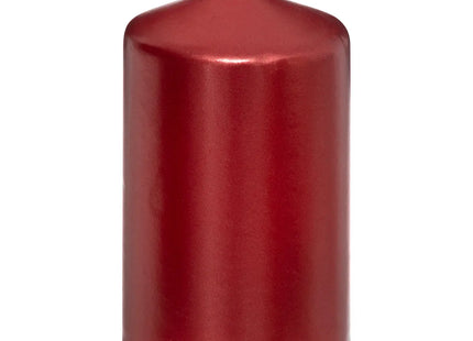 Vela redonda satinado rojo 335gr - 199315