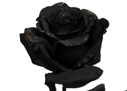 Rosa negra y dorada A65cm - 199361