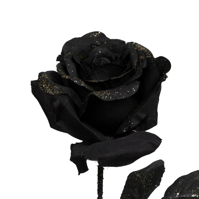 Rosa negra y dorada A65cm - 199361