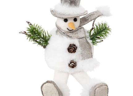 "Muñeco de nieve" sentado A19cm - 199388