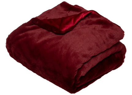 Manta de pelo rojo 130x180cm - 199390