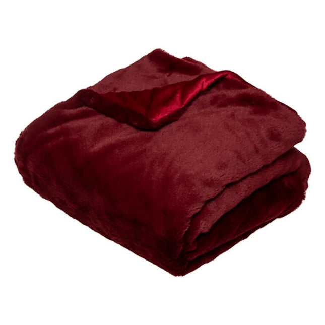 Manta de pelo rojo 130x180cm - 199390