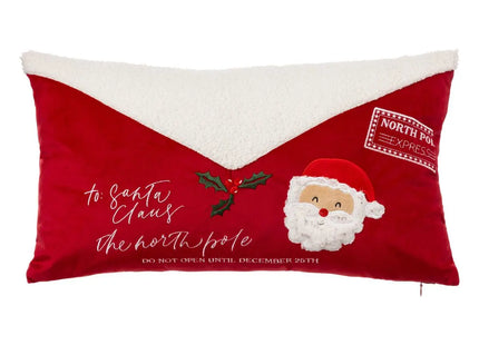 Almohada con letra de Papá Noel 50x30cm - 199415