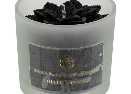 Vela perfumada "Poinsettia" negra 120gr - 199491