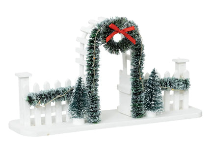 Deco navideña "Arco de flores" 12L P - 199748