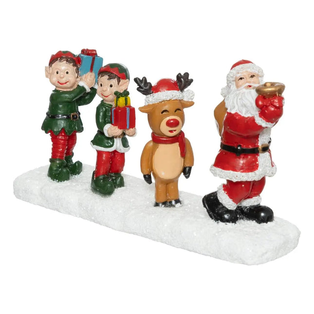 Santon para pueblo navideño 3 personajes A6.5cm - 199761