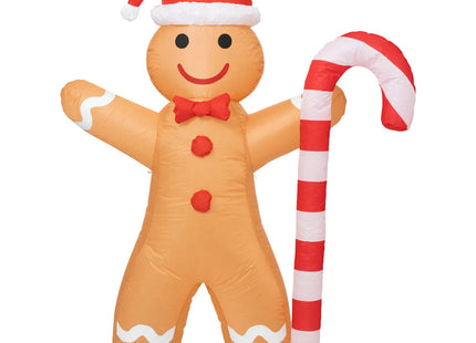 Pan de jengibre inflable A140cm con transformador - 199785
