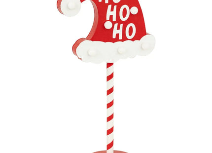 Letrero decorativo A41cm 7 LEDs blanco cálido funciona con pilas - 199876