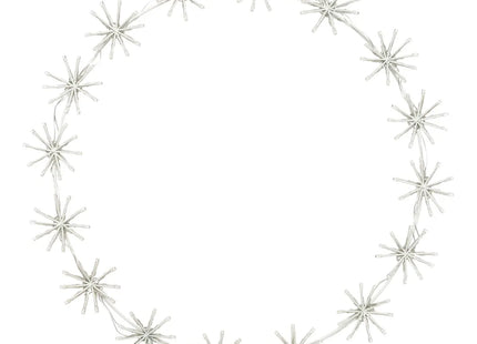 Corona de decoración exterior D50cm 160 LED blanco cálido con transformador - 199887