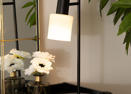 Velador "Tais" negro A45cm - 200013A