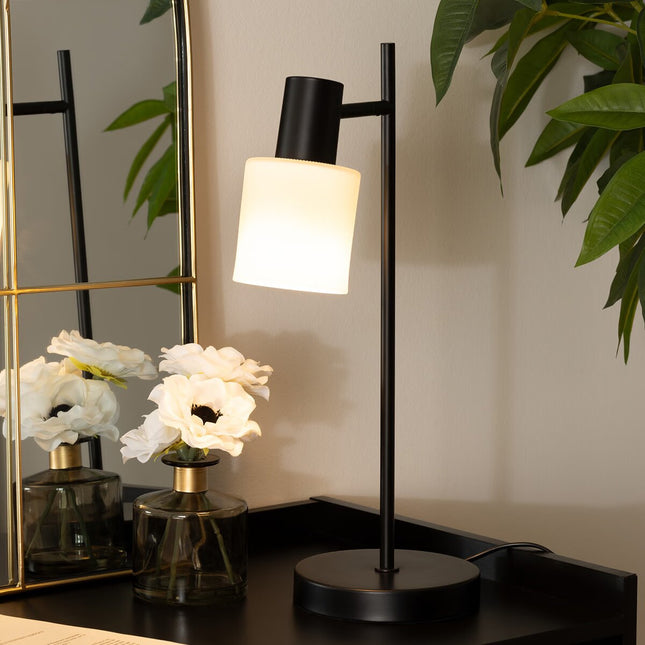 Velador "Tais" negro A45cm - 200013A