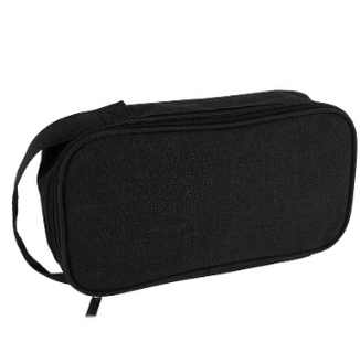 Bolsa de viaje rectangular con cremallera para accesorios negro - 20002103