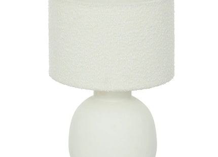 Velador de dolomita blanca "Lali" A43cm - 200023