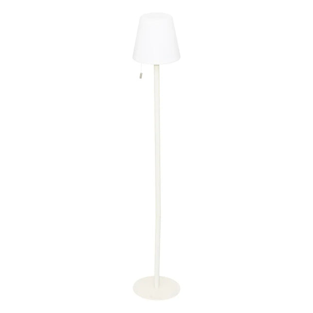Velador de pie LED para exterior "Zack" blanca  A108cm -  200079D