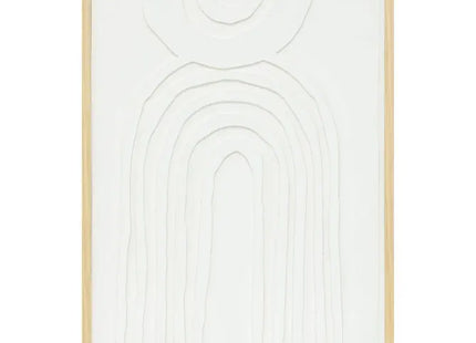 Decoración de pared "Bobby", 50x70cm, blanca - 200273