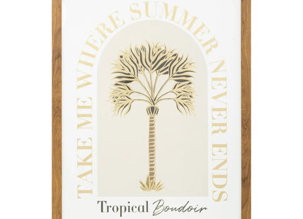 Póster con marco "Ashley" de madera 50x70cm - 200291