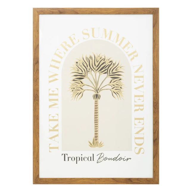 Póster con marco "Ashley" de madera 50x70cm - 200291