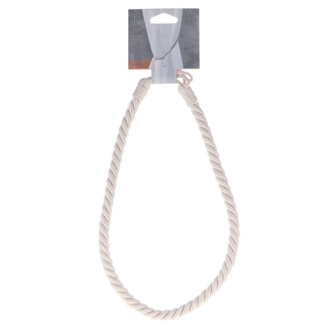 Abrazadera de cortina S blanco claro - 200303