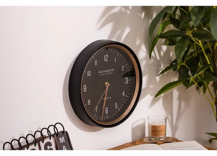 Reloj "Sven", 29 cm de diámetro, negro - 200309