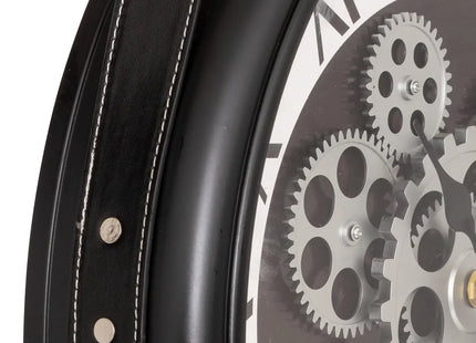 Reloj de cuerda "Peter" negro D40cm - 200311