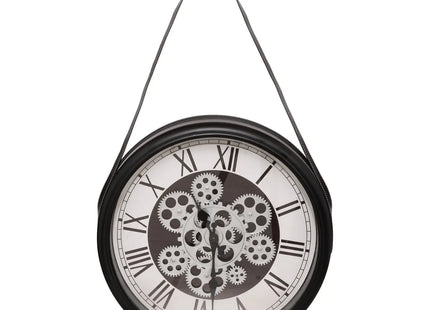 Reloj de cuerda "Peter" negro D40cm - 200311