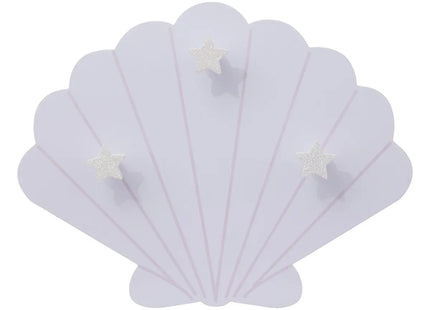 Perchero infantil "Sirène" Morado 3 ganchos - 200413