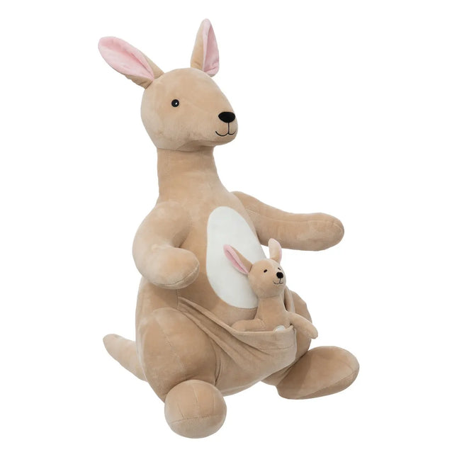 Peluche XL canguro "Blake" Beige A63cm - 200435
