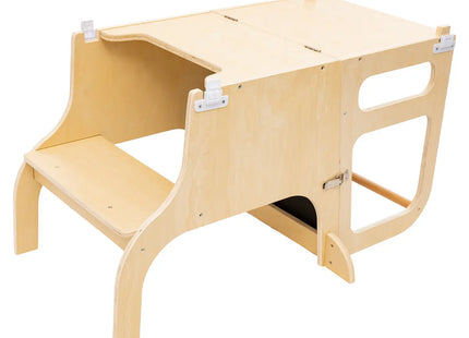 Torre de observación infantil de madera "Alba" 3 en 1 A91cm - 200476