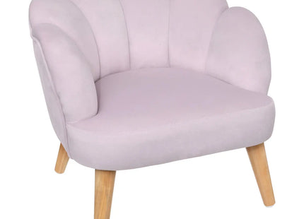 Sillón infantil  "Sirena" forma de concha morada - 200502