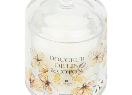 Vela perfumada de campana "Oudy" 240gr Lino suave - 200611C