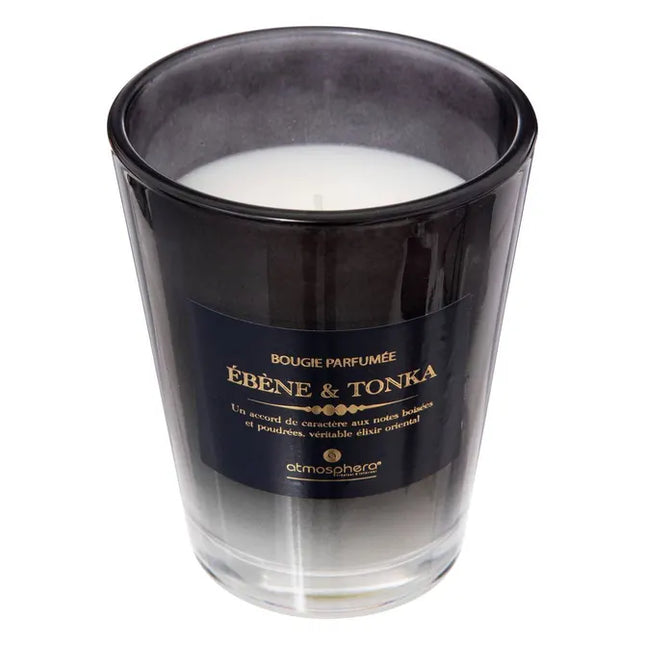 Vela perfumada "Alma" tarro de cristal ámbar de 270gr algodón - 200618C