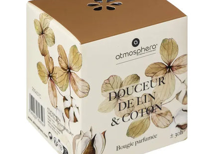 Vela perfumada de campana "Oudy" 200 g flor de algodón - 200657C