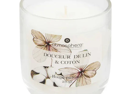 Vela perfumada de campana "Oudy" 200 g flor de algodón - 200657C