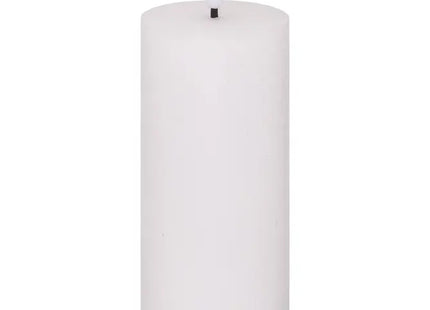 Vela LED redonda "Molia" 7x18cm blanca  - 200663A