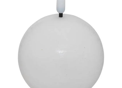 Vela esférica LED Molia, 8 cm de diámetro, blanca - 200668A
